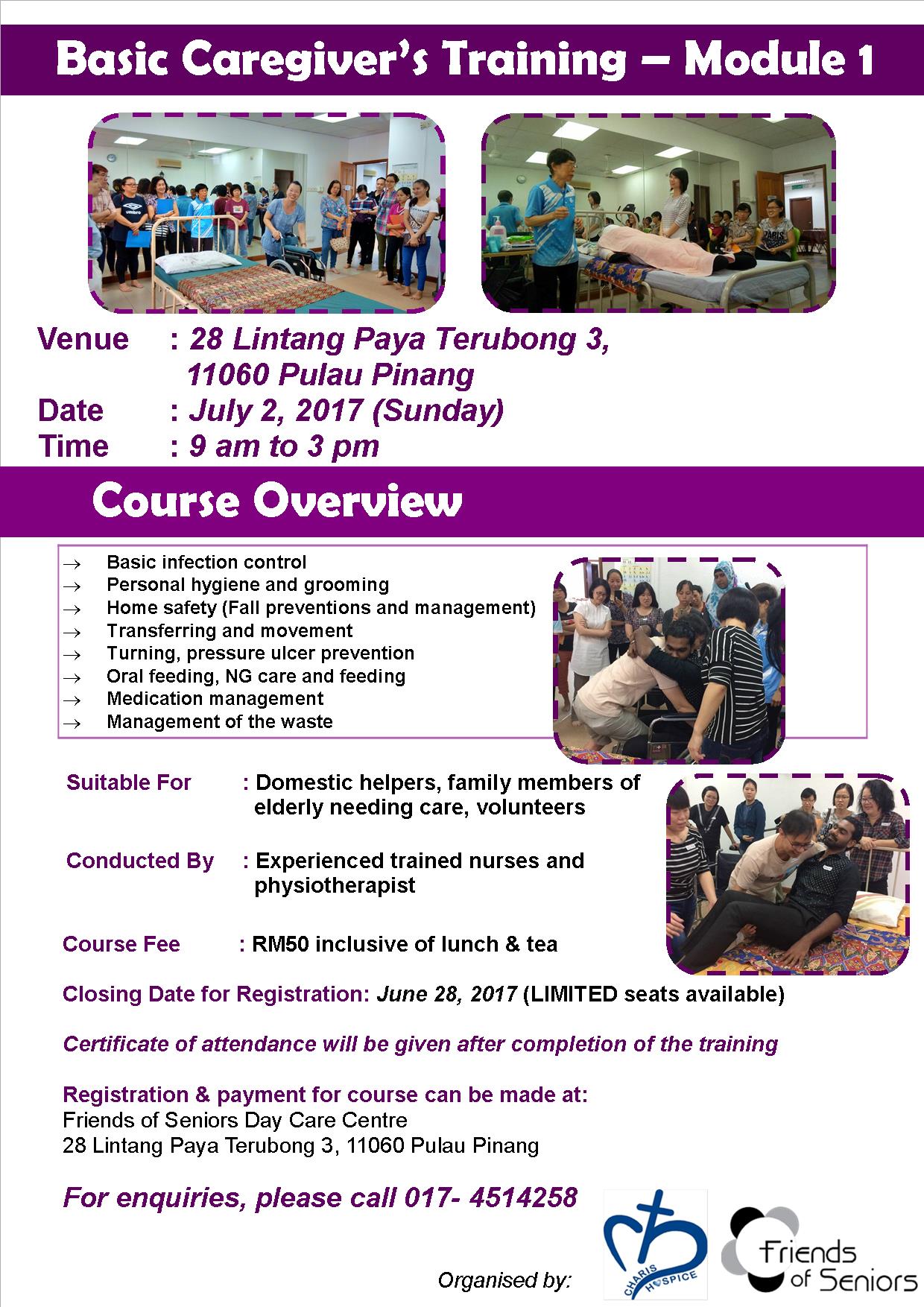 Basic Caregiver’s Training – Module 1